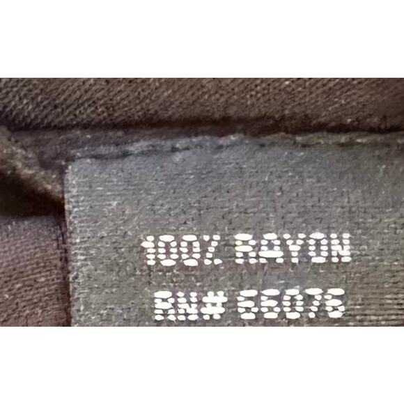 2/$30 NWT Raviya Lace-Inset Dress Cover-Up Black Button Front Swimwear Size M - Picture 9 of 10